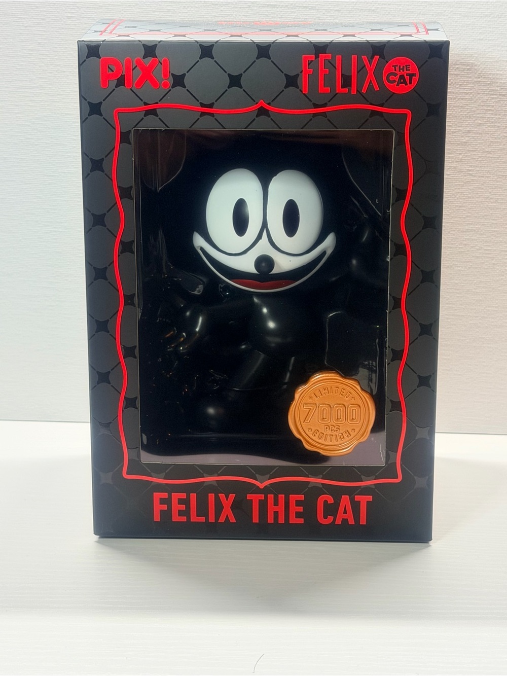 Felix The Cat Hero Limited Edition Thrilljoy Black Vinyl Figurine